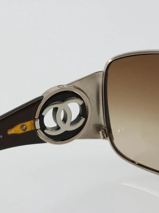 CHANEL Sunglasses plastic Brown CC Auth BA13437M main image 14